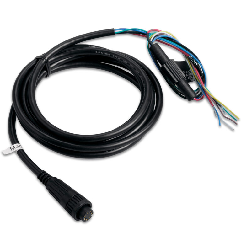 Black coaxial cable with multicolored wires