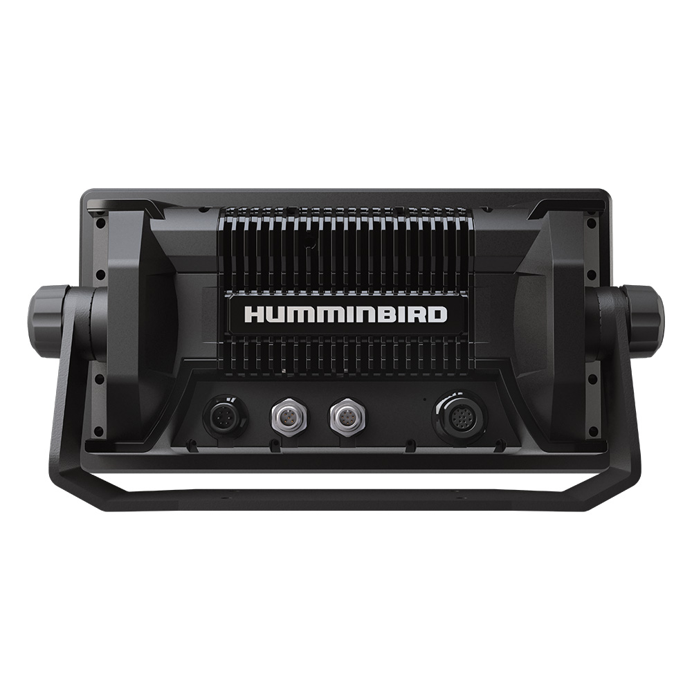 Back view of Humminbird electronic device