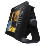 Side view of advanced fish finder display.