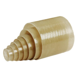 Beige conical plastic plug stopper