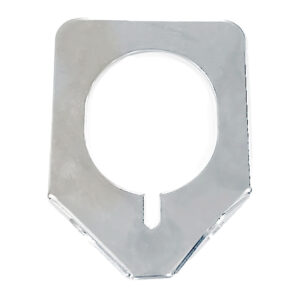 Metallic bottle opener attachment with circular center