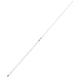 Long white vertical antenna for signal reception