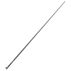 Black whip antenna for vehicle communication