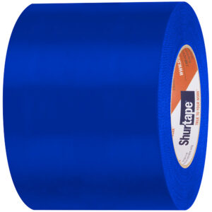 Blue tape roll, Shurtape brand.