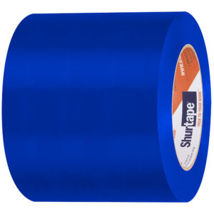 Blue Shurtape roll, industrial adhesive tape.