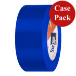 Shurtape blue packaging tape, case pack available.