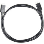 Black HDMI cable with connectors