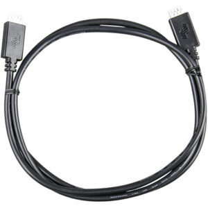 Black HDMI cable with connectors