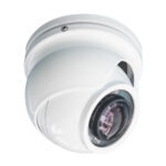 White security camera dome design