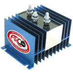 Marine electrical component with heatsink and bolts