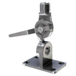 Adjustable stainless steel boat antenna mount