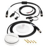 Humminbird GPS accessories with cables and connectors.