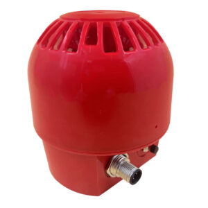 Red industrial alarm sounder device