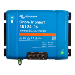 Victron Energy Orion-Tr Smart DC charger front view.