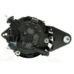 Car alternator on white background