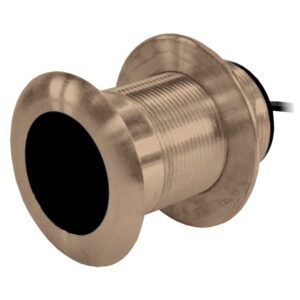Bronze through-hull transducer with cable
