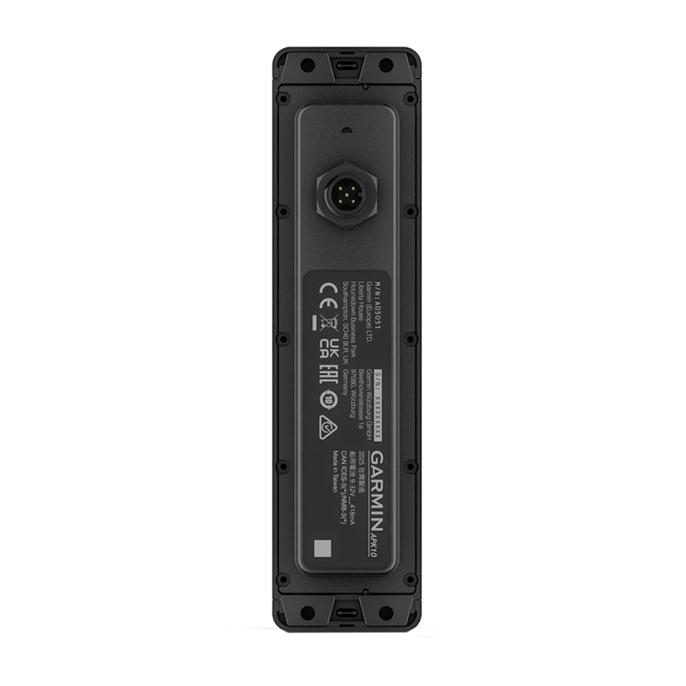 Garmin GPS device rear view with connectors