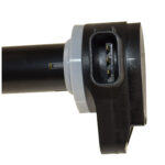 Black ignition coil connector close-up
