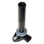 Black ignition coil for vehicle engine