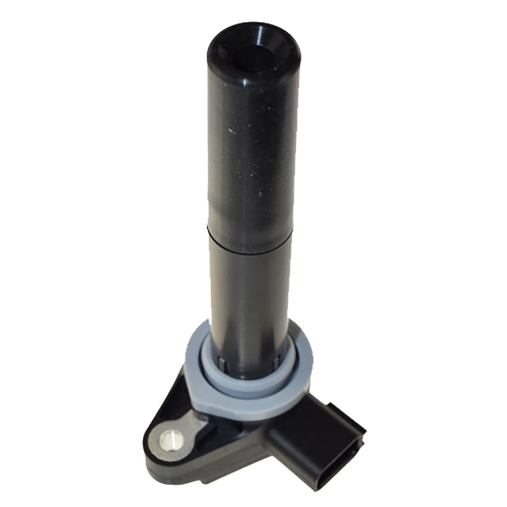 Black ignition coil for vehicle engine