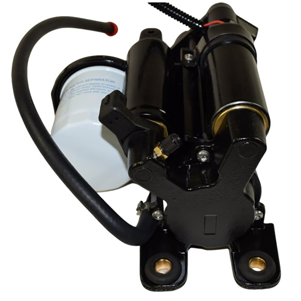 Boat hydraulic power unit with filter and cord.