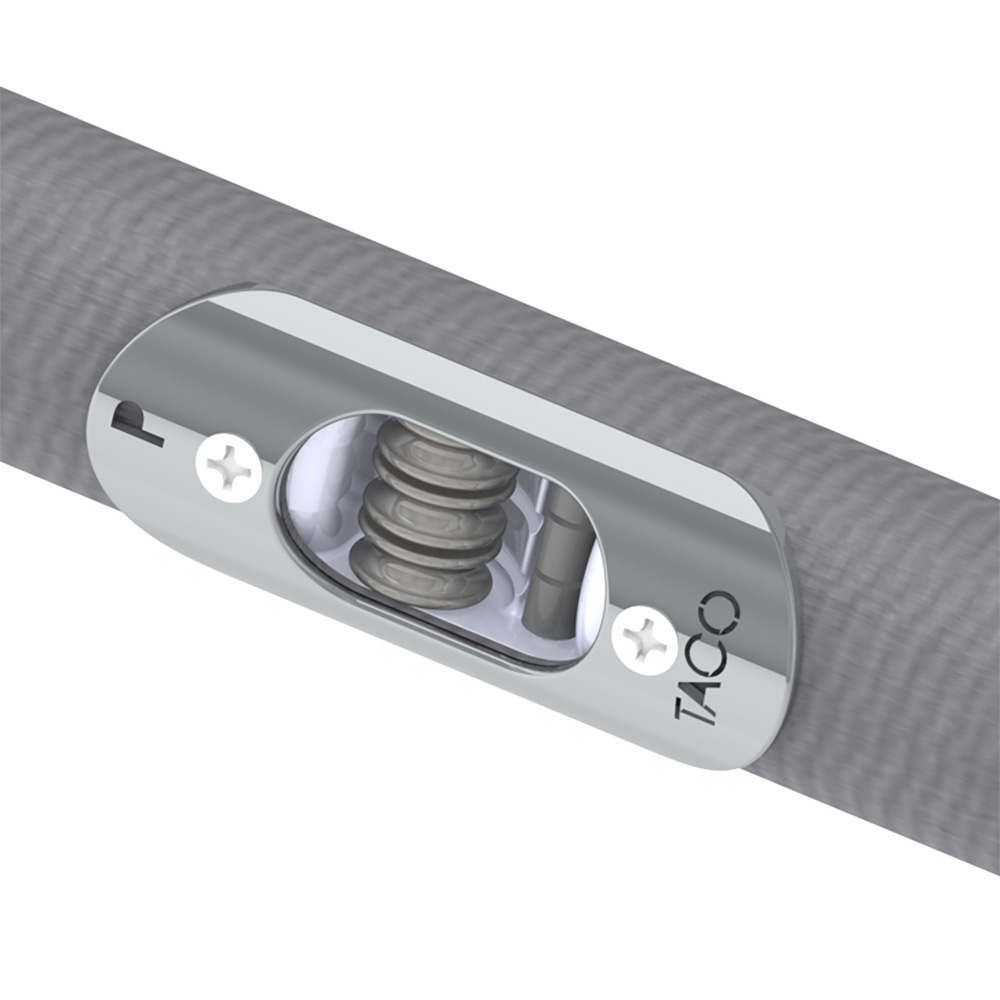 Stainless steel marine shock cord end fitting.