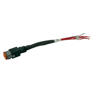Automotive electrical wire harness with connector