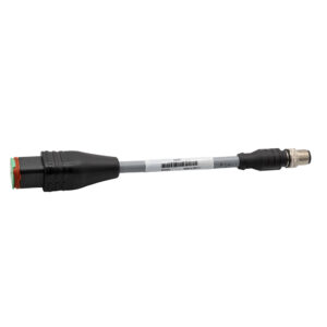 Industrial electrical cable with connectors
