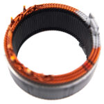 Electric motor coil with copper wiring