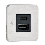USB and USB-C wall outlet