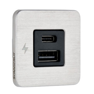 USB and USB-C wall outlet