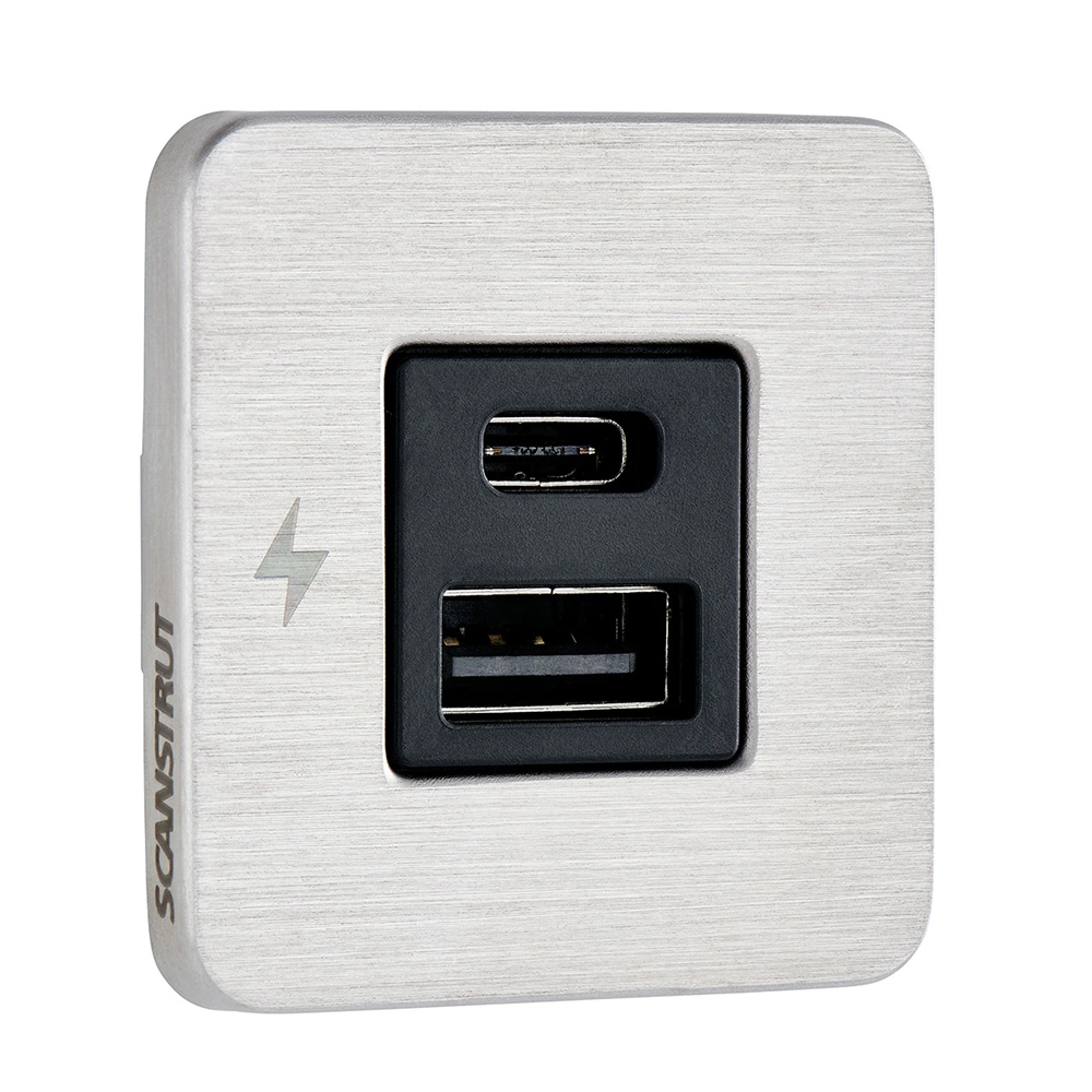 USB and USB-C wall outlet