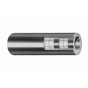 Cross-section of a reinforced hydraulic hose