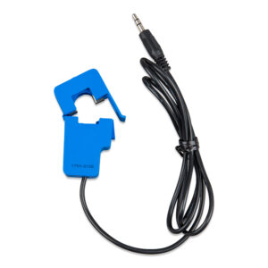 Current transformer sensor with cable and jack connector.