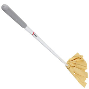 Sponge mop with gray handle and yellow head