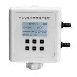 Flushmaster irrigation timer display and controls