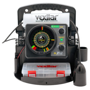 Vexilar FLX-12 sonar system for ice fishing.