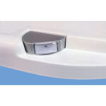 Round LED boat deck light fixture