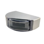 Silver barcode scanner under light