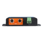 Battery management system device connectors front view.