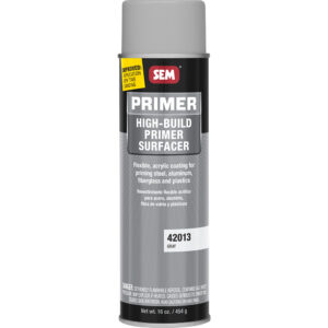 SEM high-build primer spray for metal and plastic