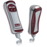 Red and white marine remote control device