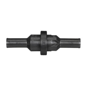 Black plastic inline check valve