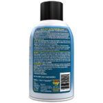 Car odor eliminator packaging back view with instructions.