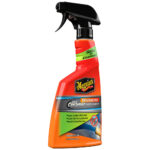 Meguiar's waterless ceramic wash and wax spray bottle.