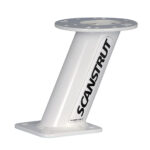 White angled mount with 'Scanstrut' label