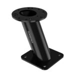 Black Scanstrut mounting bracket for marine electronics.