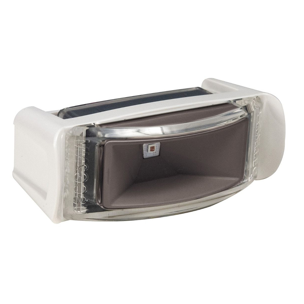 White modern LED outdoor wall light fixture