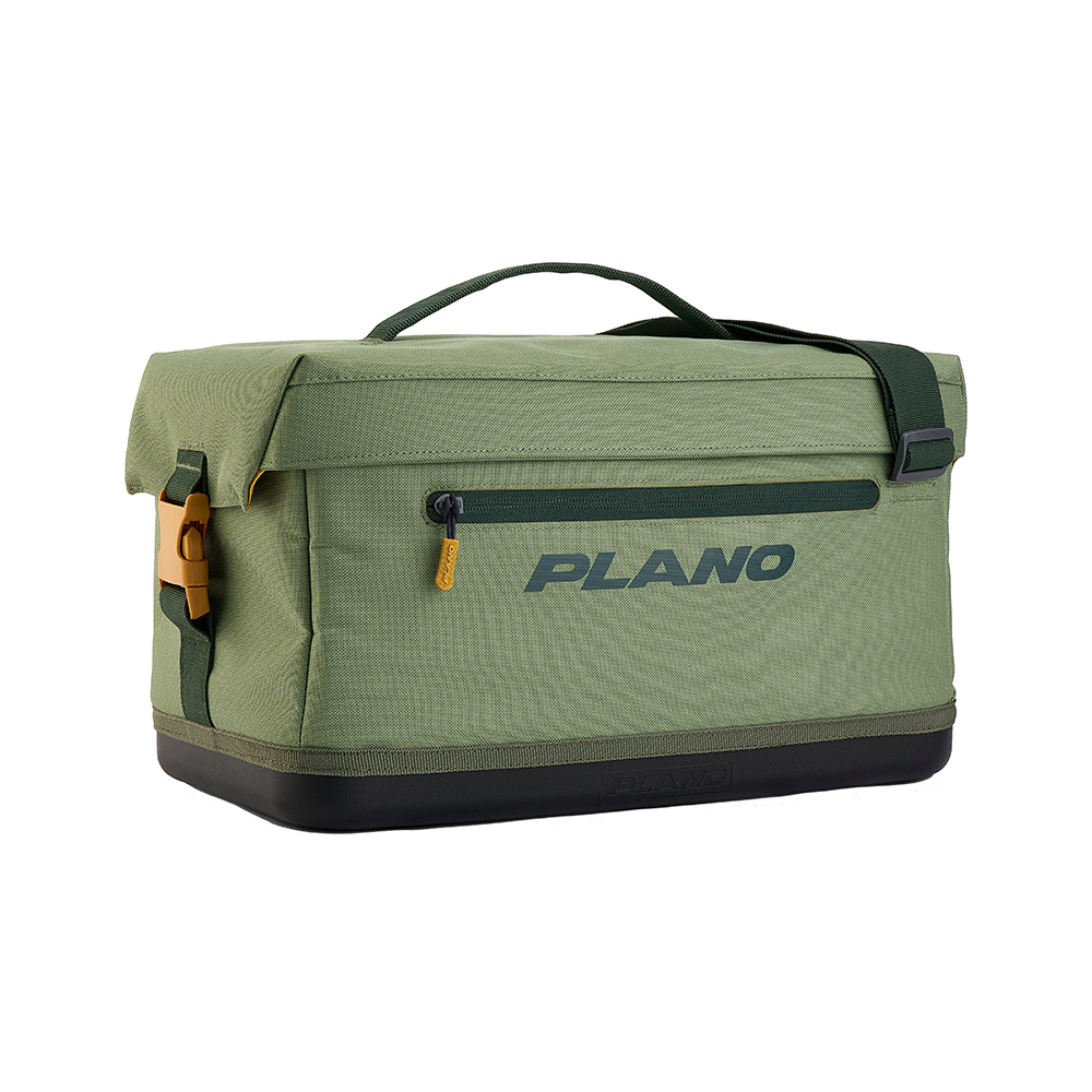 Green Plano insulated fishing gear bag.