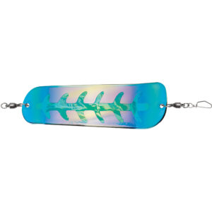 Colorful fishing lure with chain links